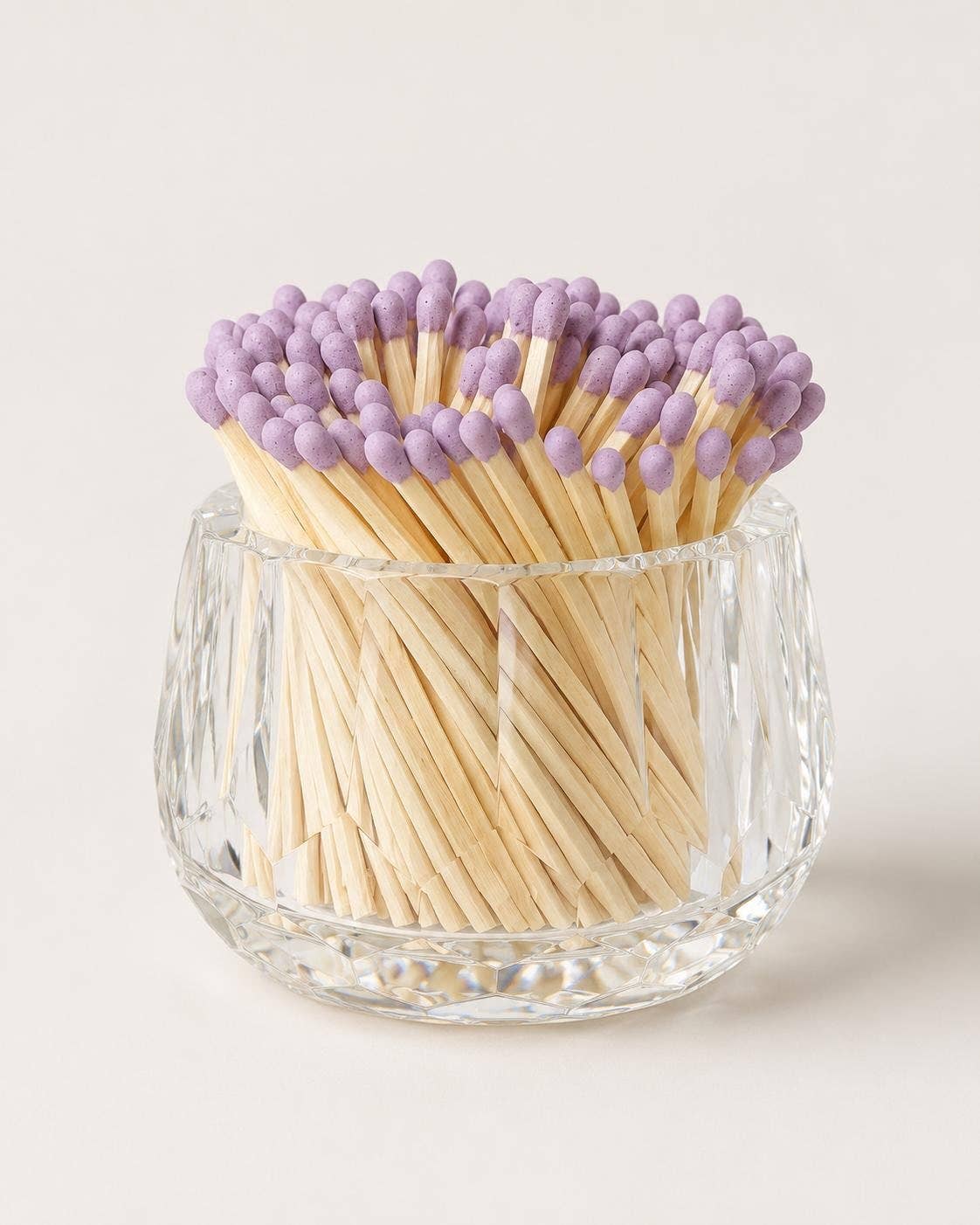 Luxury Crystal Match Holder and Candle Accessory