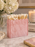 Pink Pearl Scalloped Acrylic Match Holder with 3-Inch Matches