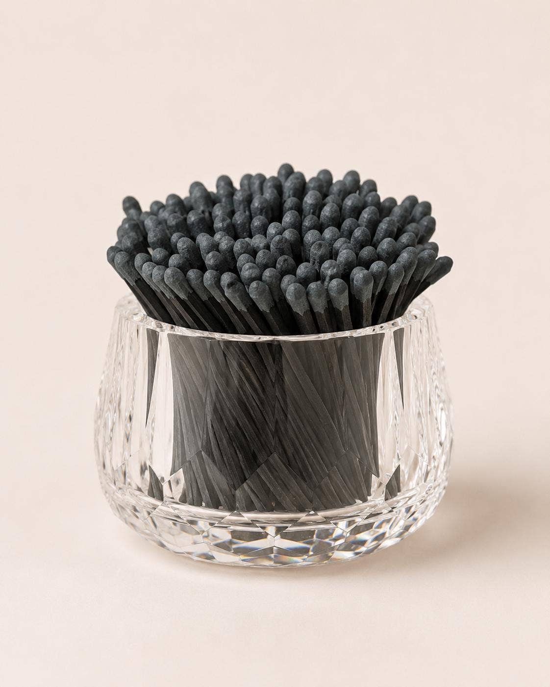 Luxury Crystal Match Holder and Candle Accessory