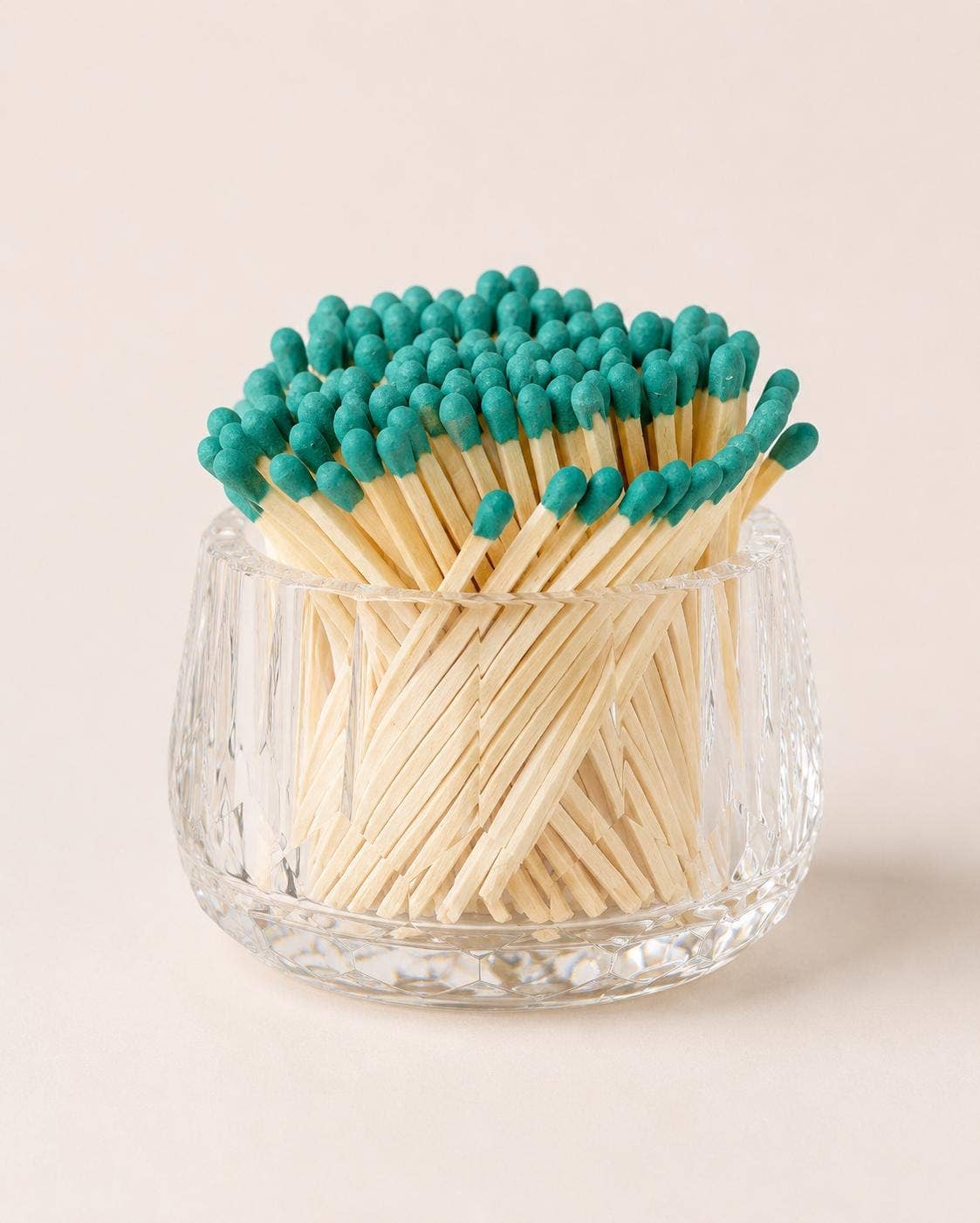 Luxury Crystal Match Holder and Candle Accessory
